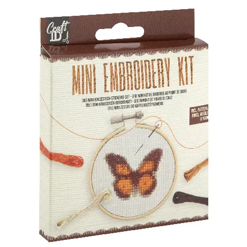 Bilde av best pris Craft ID - Mini embroidery kit - Butterfly (CR1710) - Leker
