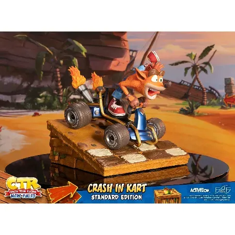 Bilde av best pris Crash Team Racing Nitro-Fueled (Crash In Kart) RESIN Statue - Fan-shop