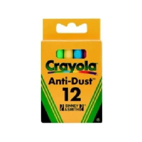 Bilde av best pris Crayola 12 coloured chalk, 12 stykker, Multi, 12 farger Skole og hobby - Faste farger - Fargekritt til skolebruk