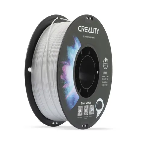 Bilde av best pris Creality Creality Creality CR-PETG - 1.75mm - 1kg Hvit PETG-filament,3D skrivarförbrukning