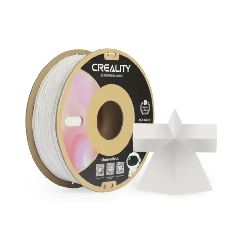 Bilde av best pris Creality Creality Creality CR-PLA Matte - 1.75mm - 1kg Gypsum White PLA-filament,3D skrivarförbrukning
