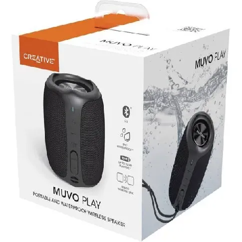 Bilde av best pris Creative - Muvo Play vanntett Bluetooth-høyttaler - Elektronikk