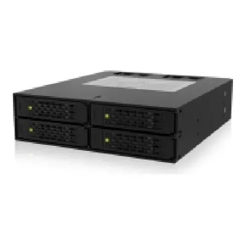 Bilde av best pris Cremax ICY Dock MB994SP-4S - Lagringsdrevhylse - 2.5 - fra 5,25 til 2,5 - svart PC & Nettbrett - Tilbehør til servere - Diverse