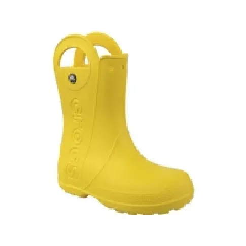 Bilde av best pris Crocs barnesko Håndtak regnstøvel gul, størrelse 33-34 (12803) Utendørs - Vesker & Koffert - Vesker til barn