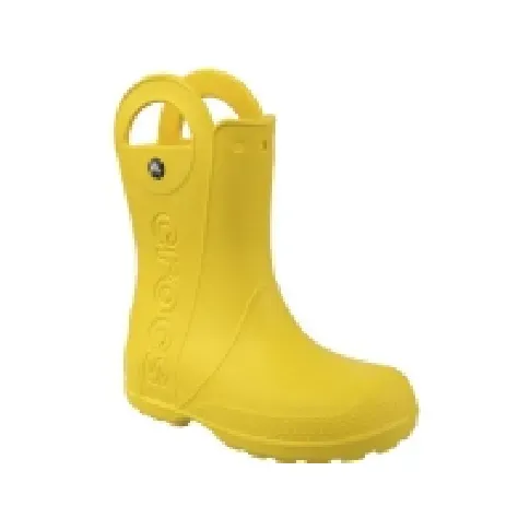 Bilde av best pris Crocs barnesko Håndtak regnstøvel gul, størrelse 34-35 (12803) Utendørs - Vesker & Koffert - Vesker til barn