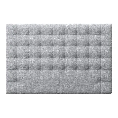 Bilde av best pris Crown sengegavl 120x124x12 cm, Lys grå