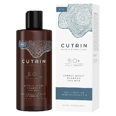 Bilde av best pris Cutrin BIO+ Energy Boost Shampoo for Men 250ml Mann - Hårpleie - Shampoo