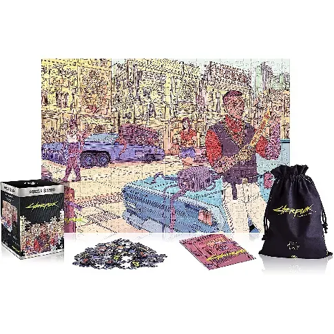 Bilde av best pris Cyberpunk 2077: Valentinos puzzles 1500 pcs - Fan-shop