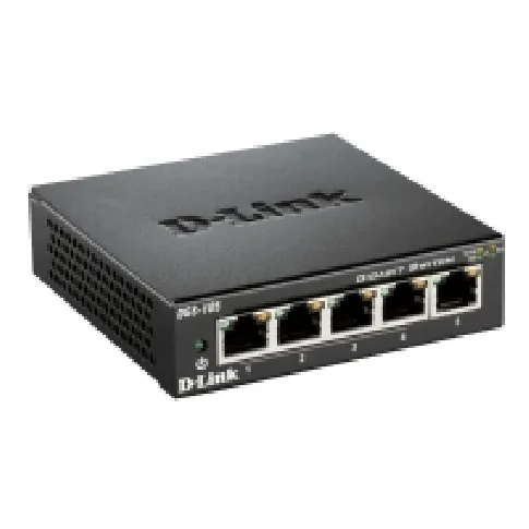 Bilde av best pris D-Link DGS 105 - Switch - 5 x 10/100/1000 - stasjonær PC tilbehør - Nettverk - Switcher