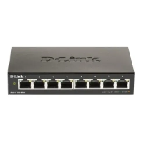 Bilde av best pris D-Link DGS 1100-08V2 - Switch - smart - 8 x 10/100/1000 - stasjonær - AC 100/240 V PC tilbehør - Nettverk - Switcher
