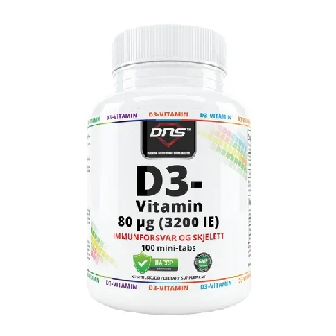 Bilde av best pris D3-Vitamin 80µg - 100 tabs Vitaminer/ZMA