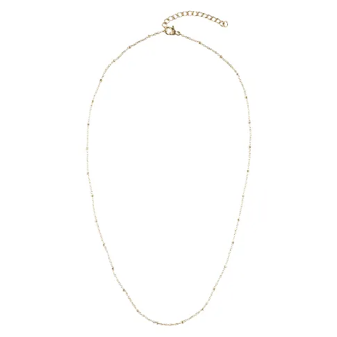 Bilde av best pris DARK Dot Chain Necklace Gold 55cm Hjem & tilbehør - Smykker - Halssmykker