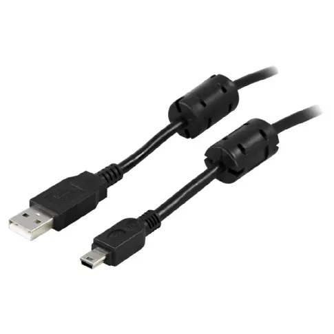 Bilde av best pris DELTACO DELTACO USB 2.0 kabel Type A Ha - Type Mini B Ha 2m Kablar,Data