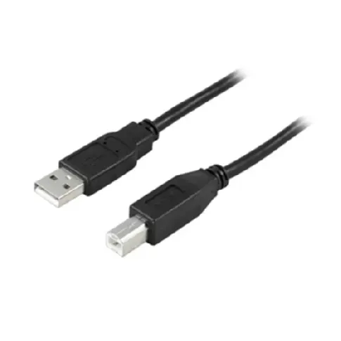 Bilde av best pris DELTACO DELTACO USB 2.0 kabel Type A han - Type B han 2m, svart Kablar,Data