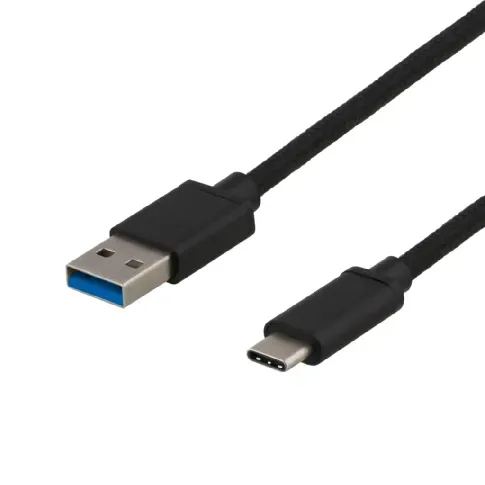 Bilde av best pris DELTACO Deltaco Ladekabel USB-A til USB-C, 0,25 m, svart Ladere og kabler,Elektronikk,Ladere &amp; kabler