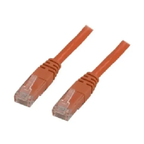 Bilde av best pris DELTACO TP-607-OR - Koblingskabel - RJ-45 (hann) til RJ-45 (hann) - 75 cm - UTP - CAT 6 - formstøpt - oransje PC tilbehør - Kabler og adaptere - Nettverkskabler
