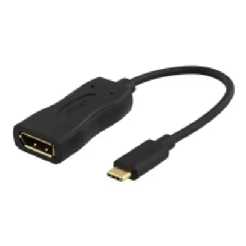 Bilde av best pris DELTACO USBC-DP - Ekstern videoadapter - USB-C 3.1 - DisplayPort - svart PC-Komponenter - Skjermkort & Tilbehør - USB skjermkort