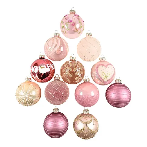 Bilde av best pris DGA - 12 pcs - Christmas Ornament box - Pink (1131439) - Hjemme og kjøkken