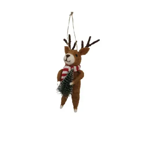 Bilde av best pris DGA - Wool Christmas Ornament - Standing deer (17761851) - Hjemme og kjøkken