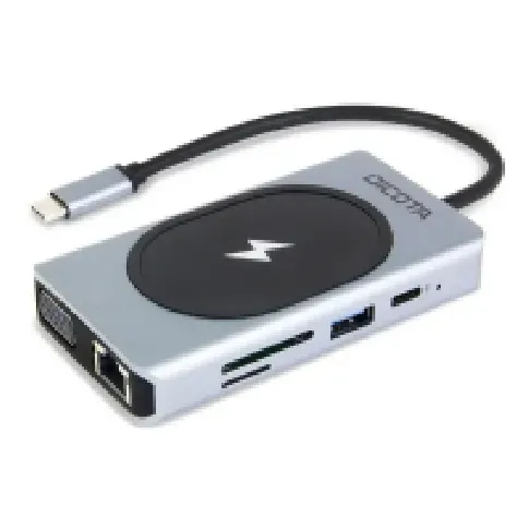 Bilde av best pris DICOTA - Dokkingstasjon - USB-C - VGA, HDMI PC & Nettbrett - Bærbar tilbehør - Portreplikator og dokking