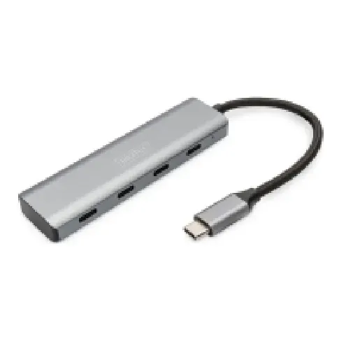 Bilde av best pris DIGITUS DA-70246 - Hub - 4 x USB-C - stasjonær PC tilbehør - Kabler og adaptere - USB Huber
