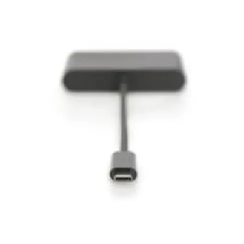 Bilde av best pris DIGITUS MultiPort - Ekstern videoadapter - USB-C 3.1 - HDMI - svart PC-Komponenter - Skjermkort & Tilbehør - USB skjermkort
