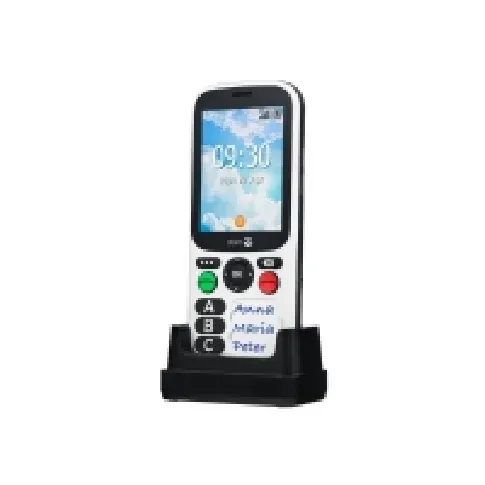 Bilde av best pris DORO 780X - 4G funksjonstelefon - dobbelt-SIM - RAM 512 MB / Internminne 4 GB - microSD slot - 320 x 240 piksler - svart, hvit Tele & GPS - Mobiltelefoner - Alle mobiltelefoner