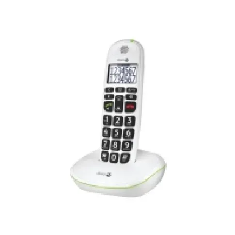 Bilde av best pris DORO PhoneEasy 110 - Trådløs telefon med anrops-ID/samtale venter - DECT\GAP - hvit Tele & GPS - Fastnett & IP telefoner - Alle fastnett telefoner