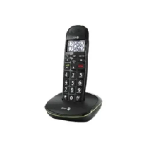 Bilde av best pris DORO PhoneEasy 110 - Trådløs telefon med anrops-ID/samtale venter - DECT\GAP - svart Tele & GPS - Fastnett & IP telefoner - Alle fastnett telefoner