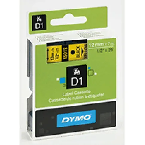 Bilde av best pris DYMO Merkebånd Dymo D1 12 mm, svart på gul Kontorrekvisita,Merking