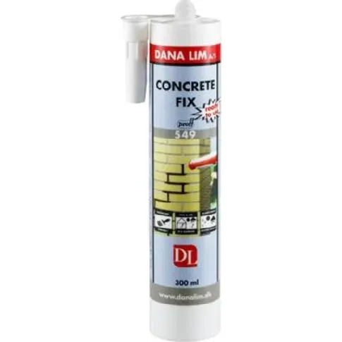 Bilde av best pris Dana Lim Concrete Fix 549 mørtel, Grå mørtelfarge, 300 ml Verktøy > Tetningmasse &amp; lim