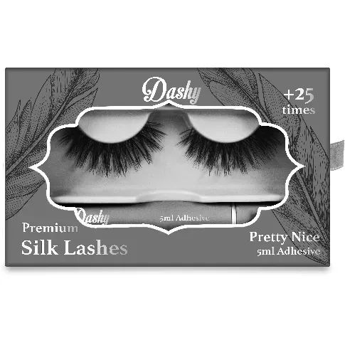 Bilde av best pris Dashy - Premium Silk Lashes + 5 ml Adhesive Pretty Nice - Skjønnhet