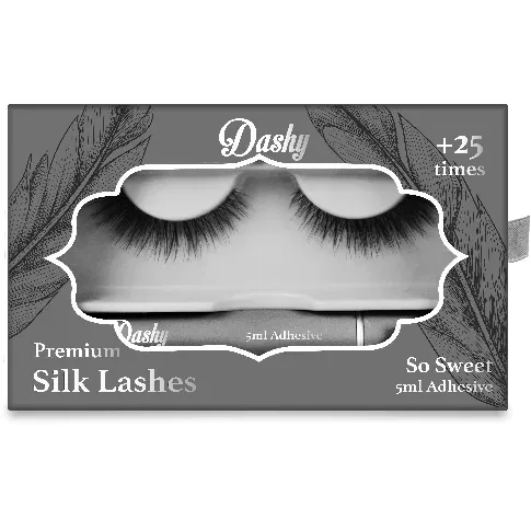 Bilde av best pris Dashy - Premium Silk Lashes + 5 ml Adhesive So Sweet - Skjønnhet