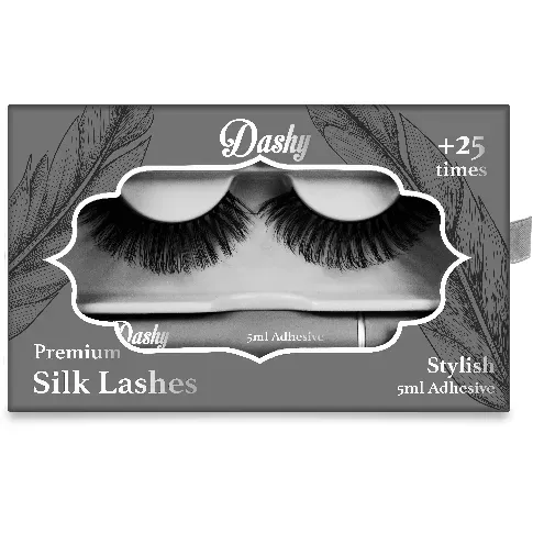 Bilde av best pris Dashy - Premium Silk Lashes + 5 ml Adhesive Stylish - Skjønnhet