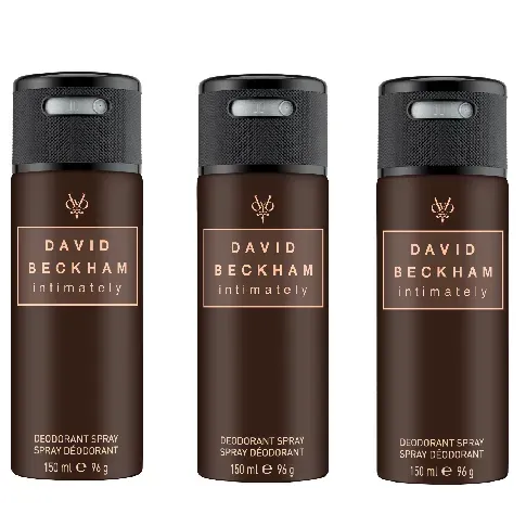 Bilde av best pris David Beckham - 3x Intimately Deodorant Spray 150 ml - Skjønnhet
