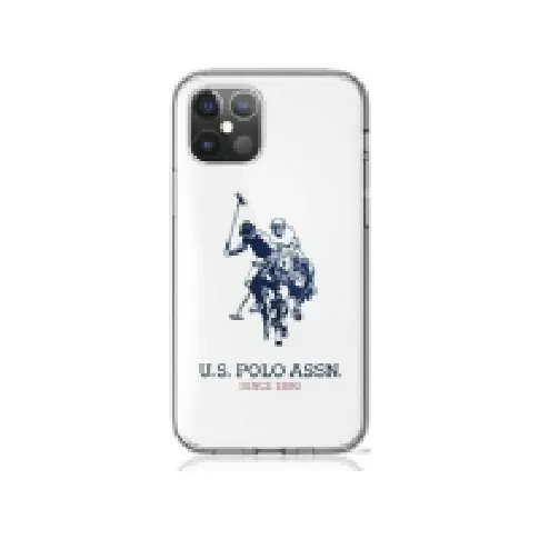 Bilde av best pris Deksel US Polo Assn US Polo USHCP12LTPUHRWH iPhone 12 Pro Max 6,7 tommer Hvit/hvit glanset stor logo Tele & GPS - Mobilt tilbehør - Deksler og vesker