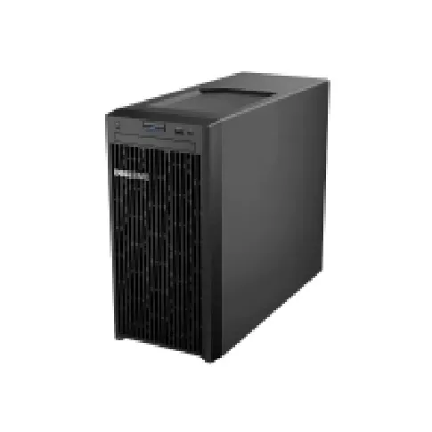 Bilde av best pris Dell PowerEdge T150 - Server - MT - 1-veis - 1 x Xeon E-2314 / 2.8 GHz - RAM 16 GB - SSD 480 GB - Matrox G200 - Gigabit Ethernet - uten OS - monitor: ingen - svart - med 3 Years Basic Onsite PC & Nettbrett - Servere - Tårnservere