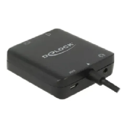 Bilde av best pris Delock 4K compact - HDMI-lydsignalutskiller - svart PC tilbehør - Programvare - Multimedia