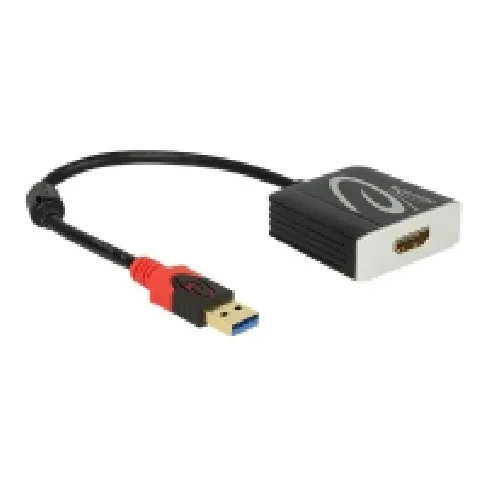 Bilde av best pris Delock Adapter USB 3.0 Type-A male > HDMI female - Ekstern videoadapter - USB 3.0 - HDMI - svart PC-Komponenter - Skjermkort & Tilbehør - USB skjermkort