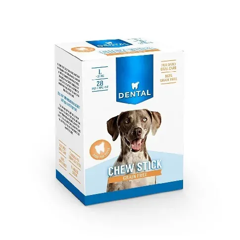 Bilde av best pris Dental Kornfri Tyggeben Multipakk Large (28-pack) Hund - Hundegodteri - Dentaltygg
