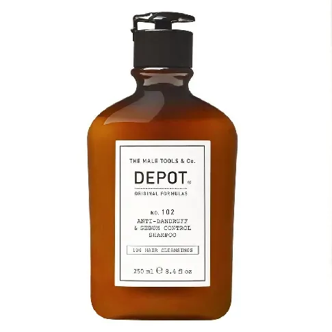 Bilde av best pris Depot No. 102 Anti-Dandruff & Sebum Control Shampoo 250ml Mann - Hårpleie - Shampoo