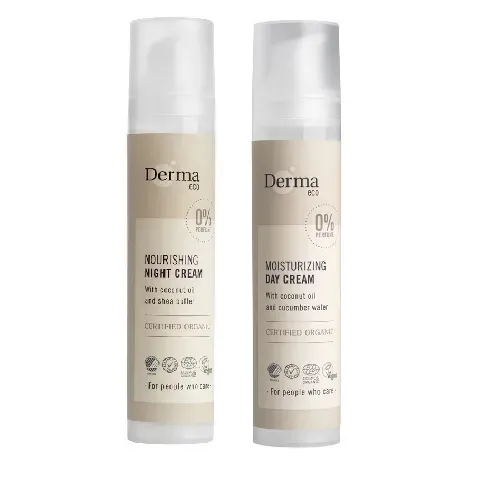 Bilde av best pris Derma - Eco Day Cream 50 ml + Derma - Eco Night Cream 50 ml - Skjønnhet