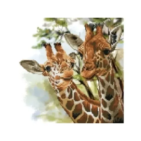 Bilde av best pris Diamond Dotz 40 x 40 cm - Giraffer Leker - Kreativitet - Sy, Strikk & Broderi