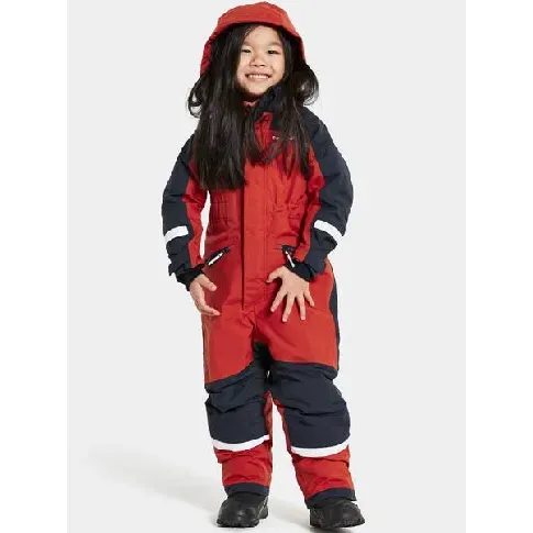 Bilde av best pris Didriksons Neptun Kids Coverall Vinterdress Race Red - Outlet Kids