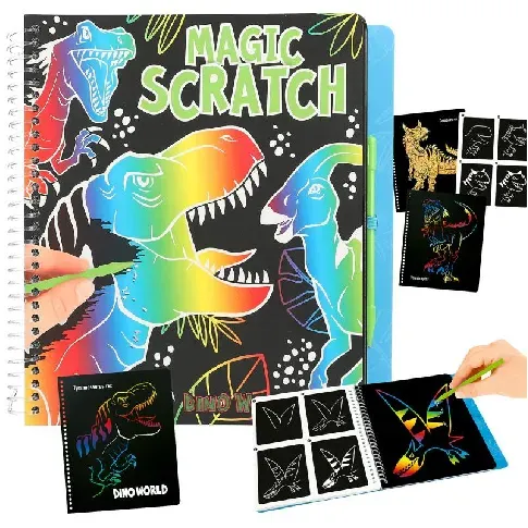 Bilde av best pris Dino World - Magic Scratch Book ( 0412732 ) - Leker