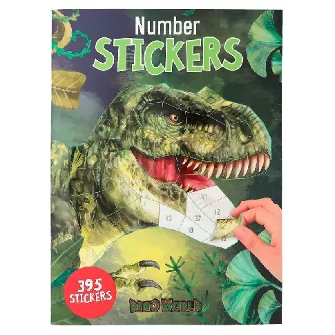 Bilde av best pris Dino Worldl Number Sticker (412487) - Leker