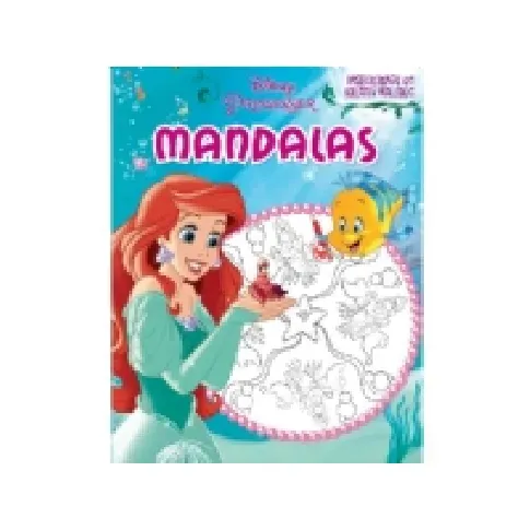 Bilde av best pris Disney Ariel Mandalas Skole og hobby - Skolehefter & Arbeidsbøker - Løse ark og blokker