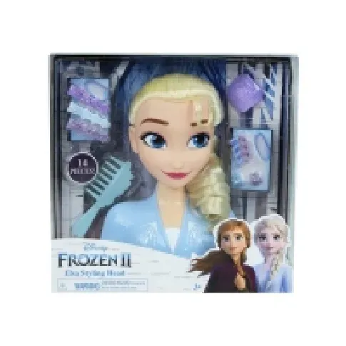 Bilde av best pris Disney Frozen 2 Basic Elsa Styling Head Leker - Figurer og dukker - Frisør- og sminkehoder