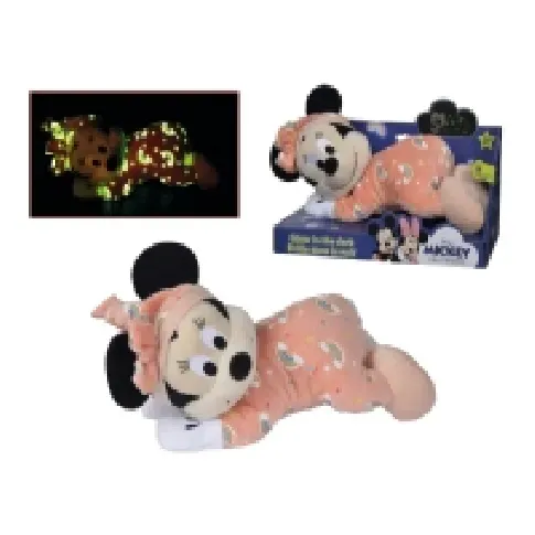 Bilde av best pris Disney Minnie Mouse soft toy, glow in the dark, 30 cm Andre leketøy merker - Disney