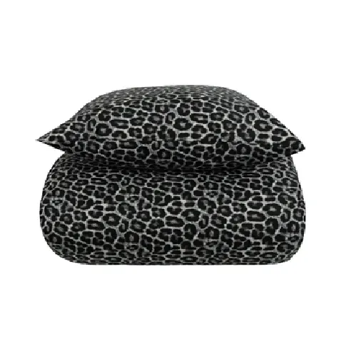 Bilde av best pris Dobbeldyne sengesett - 200x200 cm - 100% bomull - Leopardflekker​​​​​​​ - Borg Living Sengetøy , Dobbelt sengetøy , Dobbelt sengetøy 200x200 cm